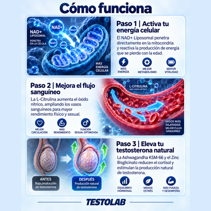 Testolab®—Recupera el control de tu energía